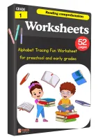 Alphabet Tracing Fun Worksheet for preschool and early grades