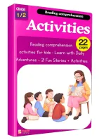 Reading comprehension activities for kids : Learn with Daily Adventures – 21 Fun Stories + Activities