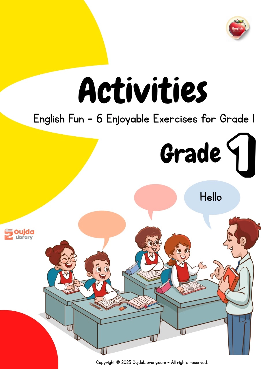 Download English Fun – 6 Enjoyable Exercises for Grade 1 PDF or Ebook ePub For Free with Find Popular Books 