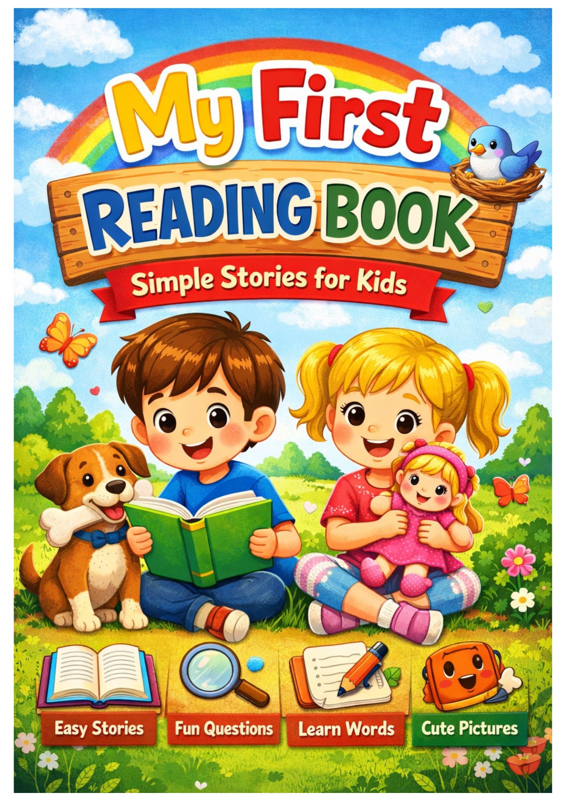 My First Reading Book – Simple Stories for Kids
