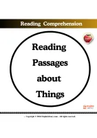 Reading Passages about Things